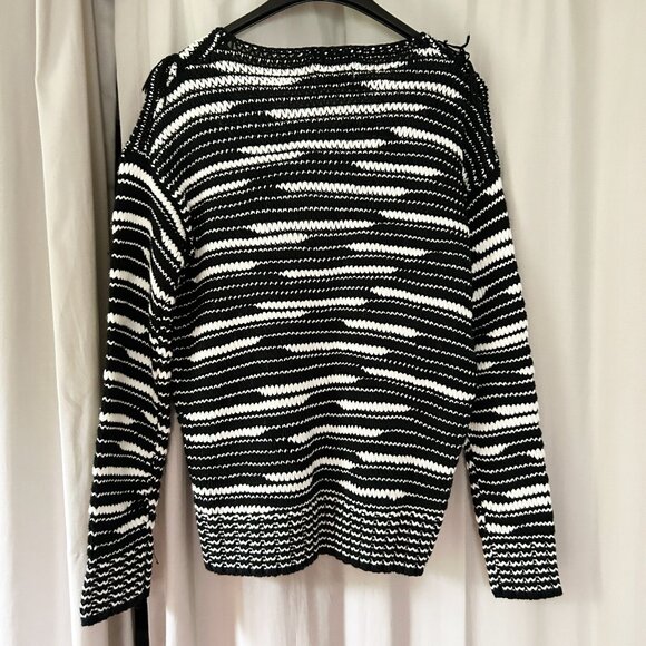 Anthropologie Skies are Blue Fringe Sweater - Picture 6 of 7